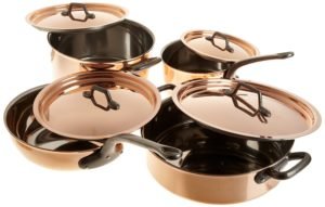 Matfer 915901 8 Piece Bourgeat Copper Cookware Set